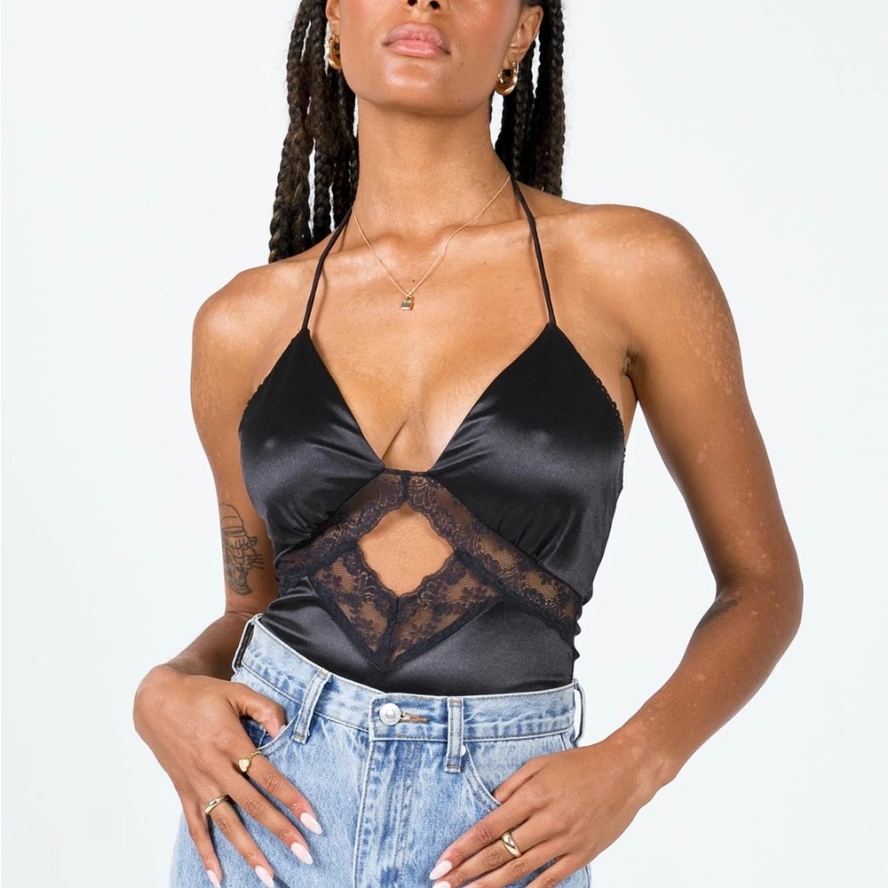 Princess Polly Zella Bodysuit Black